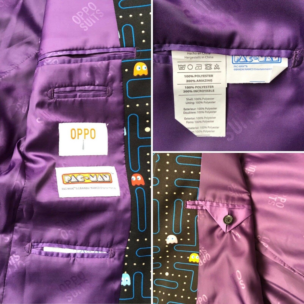 OppoSuits Pac-Man Suit 36 / 44 Men’s - Picture 11 of 12